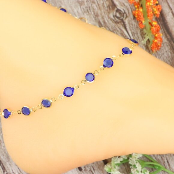 "Dainty Anklet for Women – Elegant Everyday Jewelry & Perfect Gift | MLCRC1457 - Picture 3 of 10